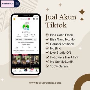 Jual Akun Tiktik 34K Followers