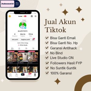 Jual Akun Tiktok 24k Followers