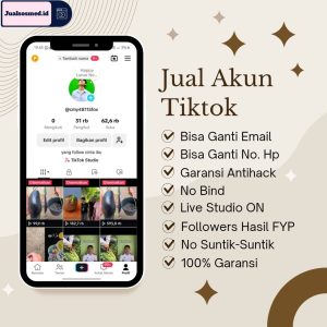 Jual Akun Tiktok 31K Followers